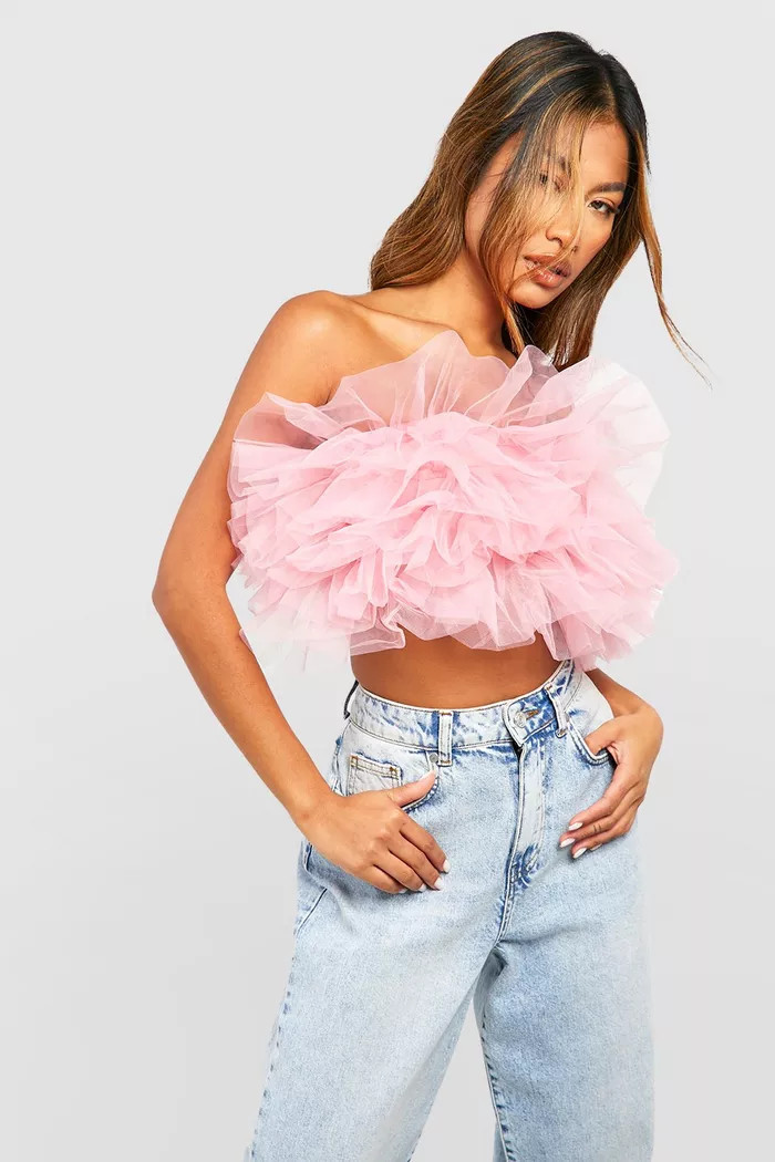 Extreme Ruffle Tube Top | boohoo (US & Canada)