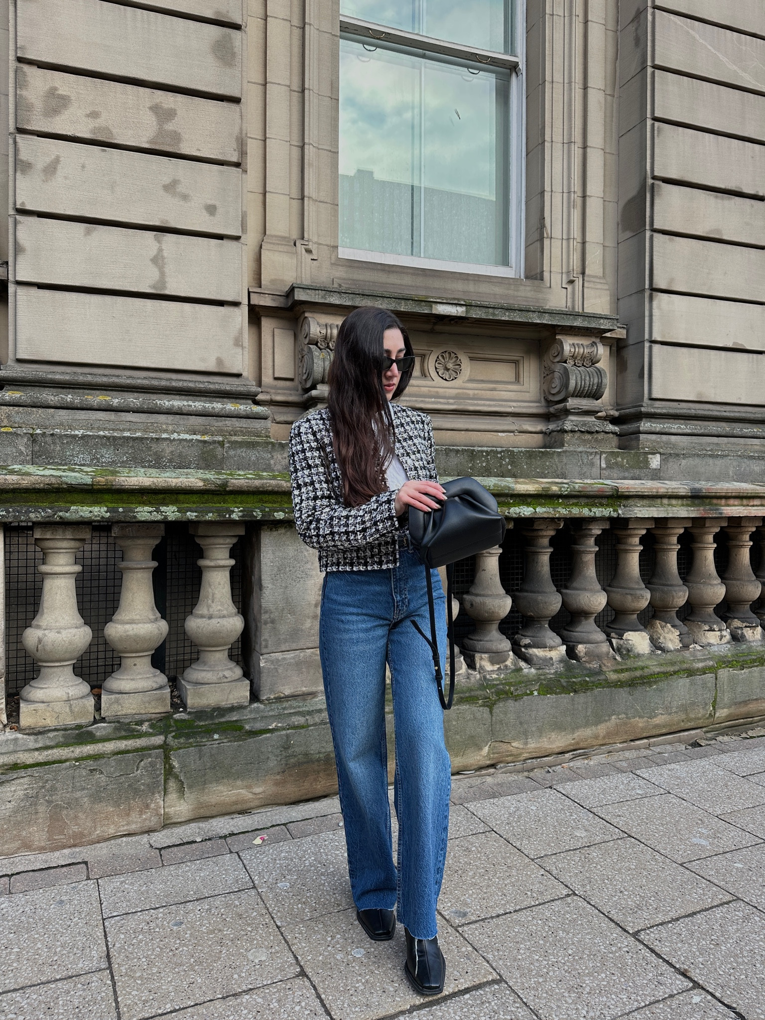 Tweed coat, white shirt, straight leg jeans, ysl belt, themoire black bag

#LTKfindsunder50 #LTKU #LTKstyletip