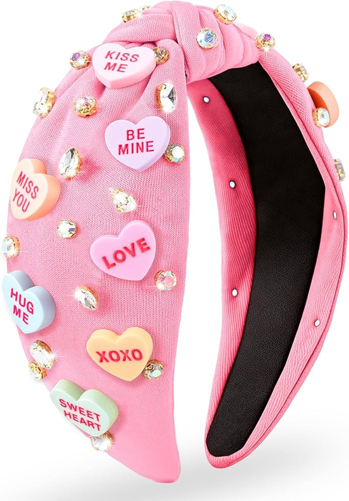 DATANSUN Valentines Headband【Adjustable】【Lightweight】【Premium Material】 Valentines Da... | Amazon (US)