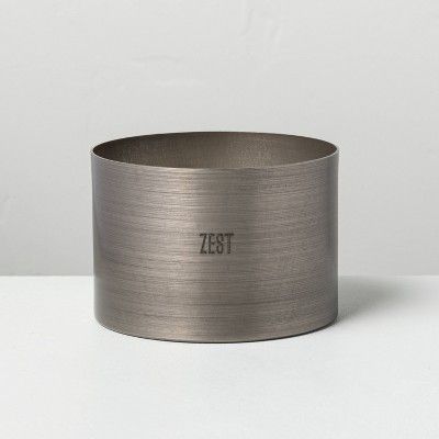 5oz Zest Brushed Tin Candle - Hearth & Hand™ with Magnolia | Target