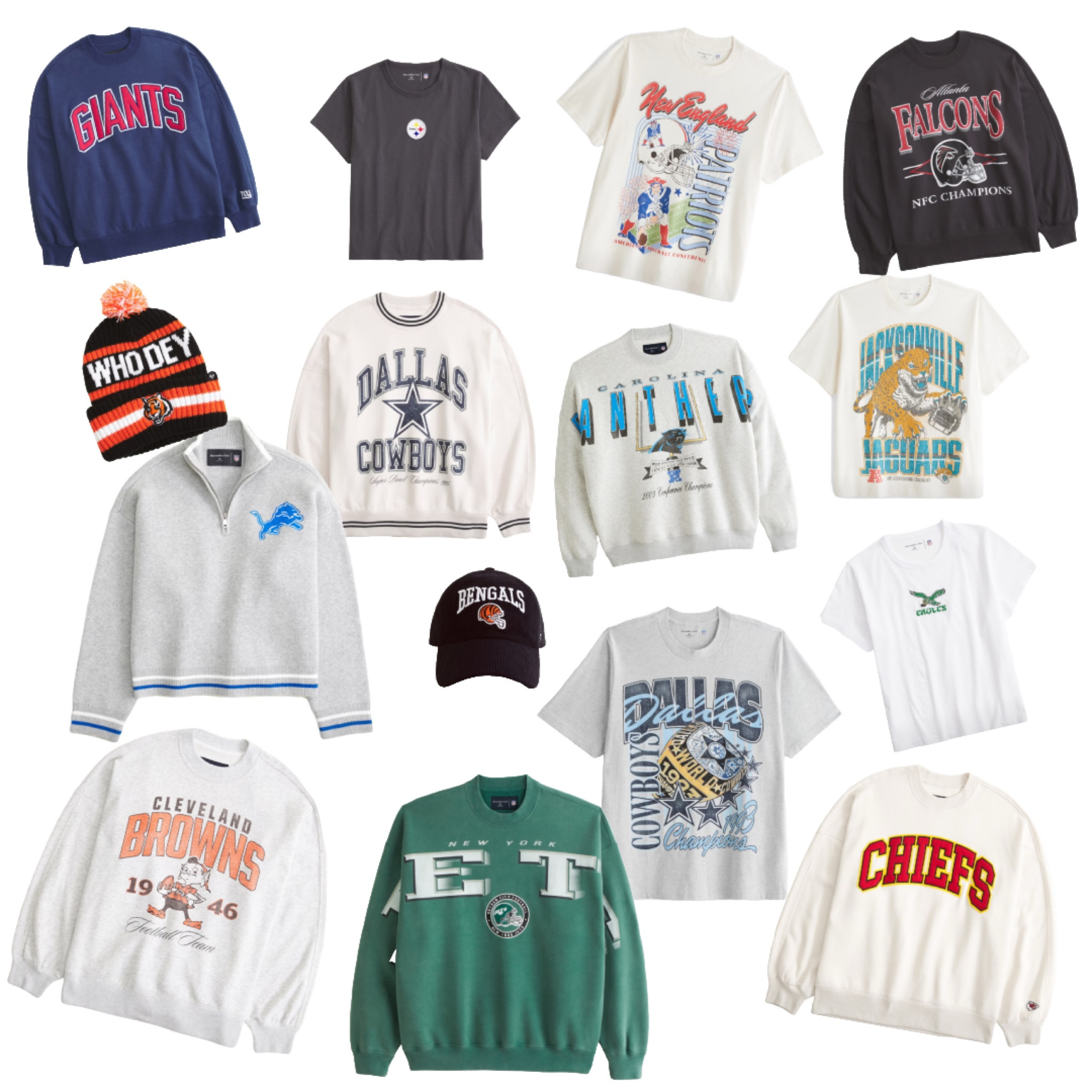 The comfiest NFL casual wear from  Abercrombie and Fitch! It also happens to be 20% off!! Shop your favorite team now! 🏈

#LTKSaleAlert #LTKBeauty #LTKStyleTip