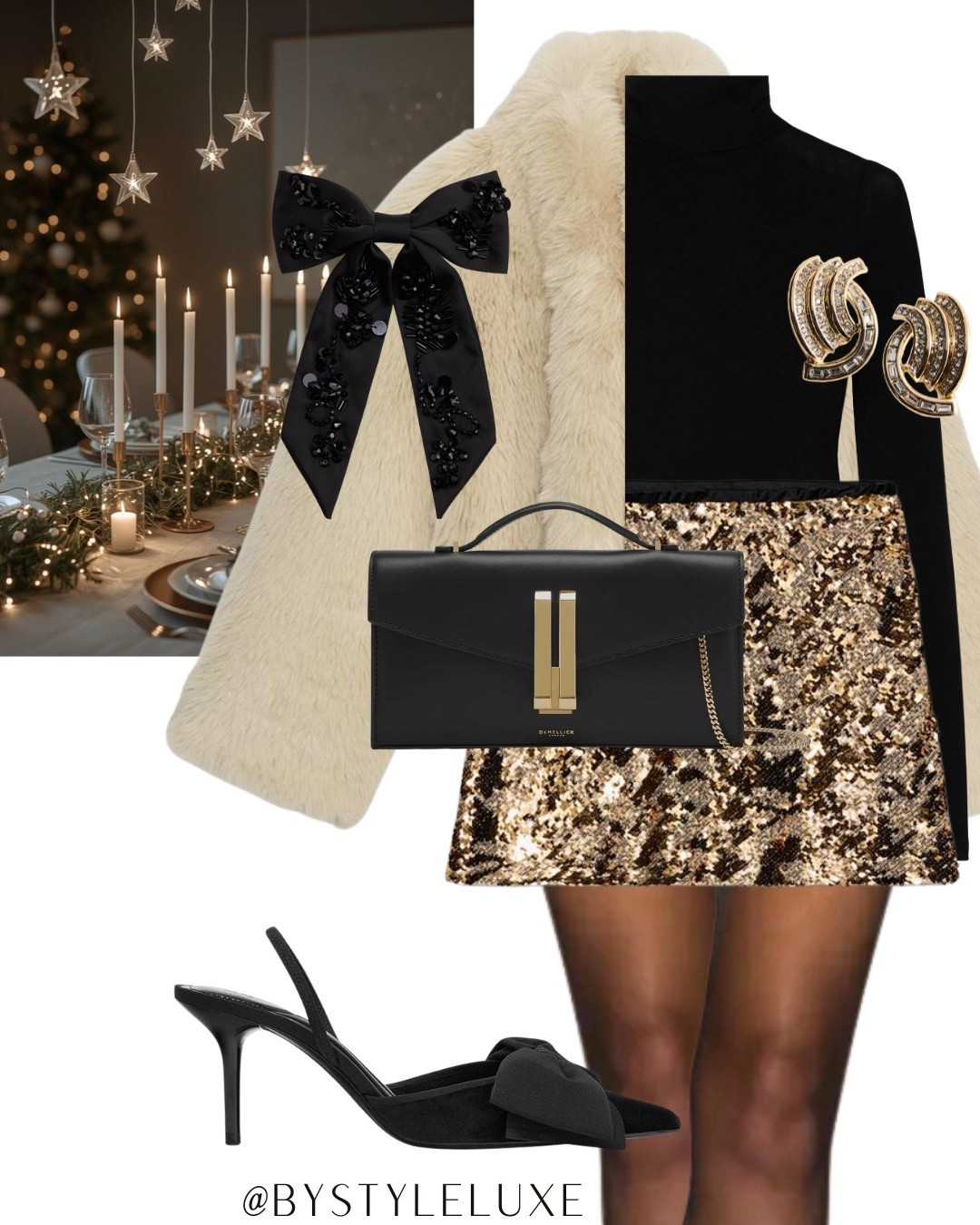 CHRISTMAS GLAM - styling this new in beige fur coat with a sequin skirt for a festive and glam look

#sequinskirt #zara #partywear

#LTKwinter #LTKpartywear #LTKfestive