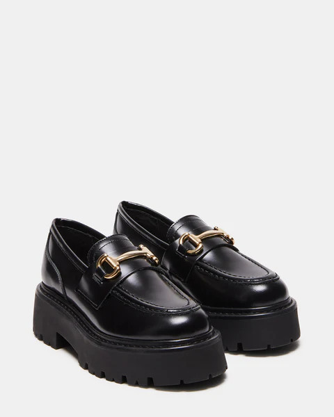 ROUX BLACK LEATHER | Steve Madden (US)