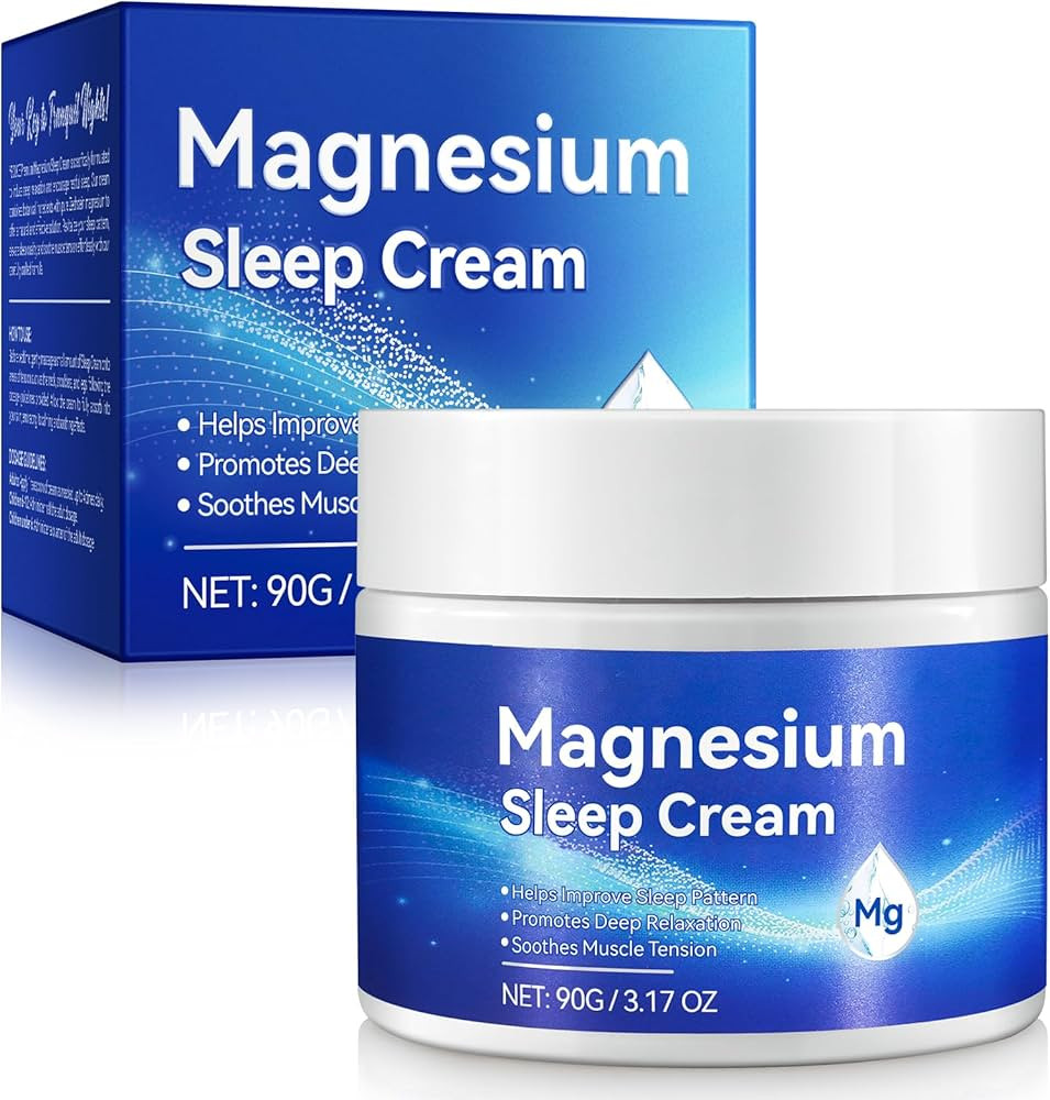 Magnesium Cream, Natural Magnesium Cream for Sleep,Calming,Soothing Joints & Muscles Soreness, Cr... | Amazon (US)