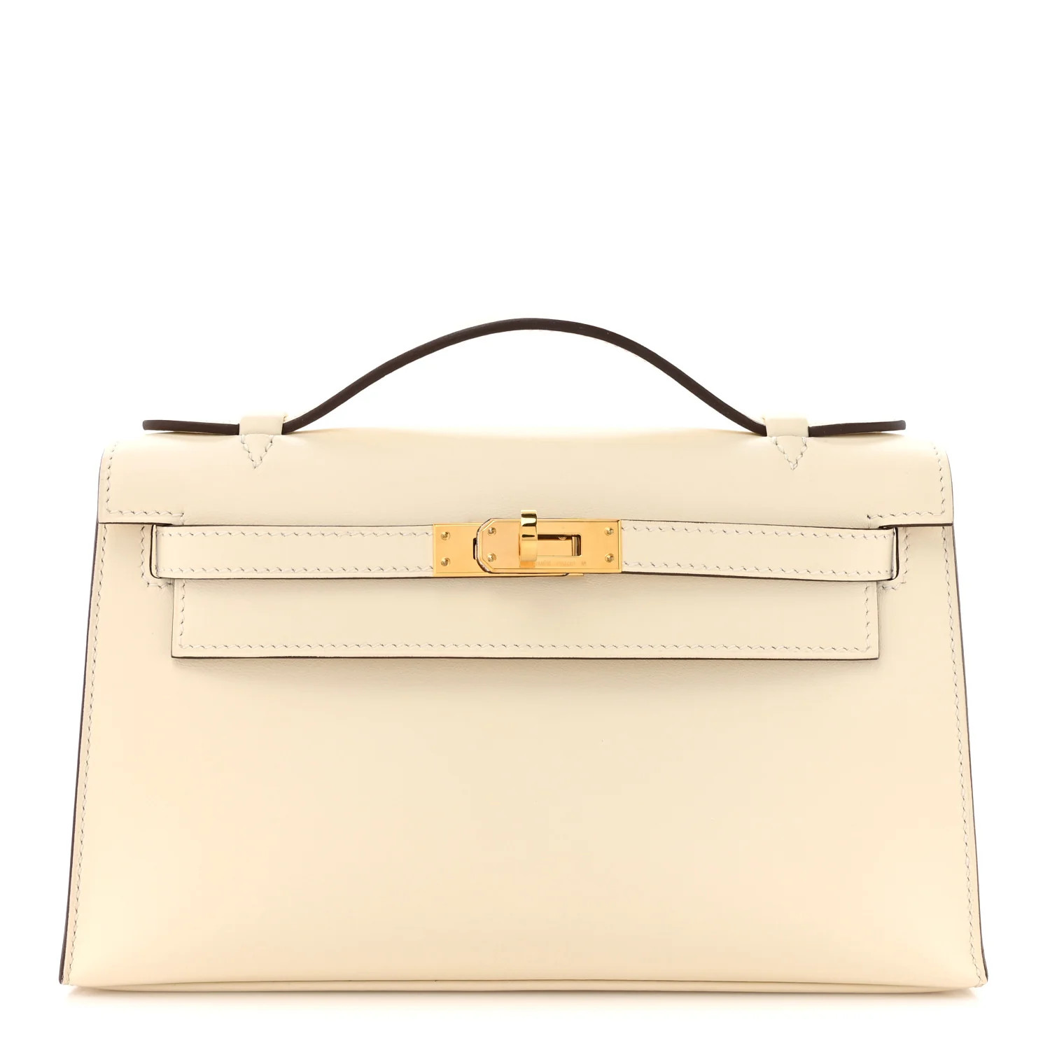 Swift Kelly Pochette Clutch Nata | FASHIONPHILE (US)