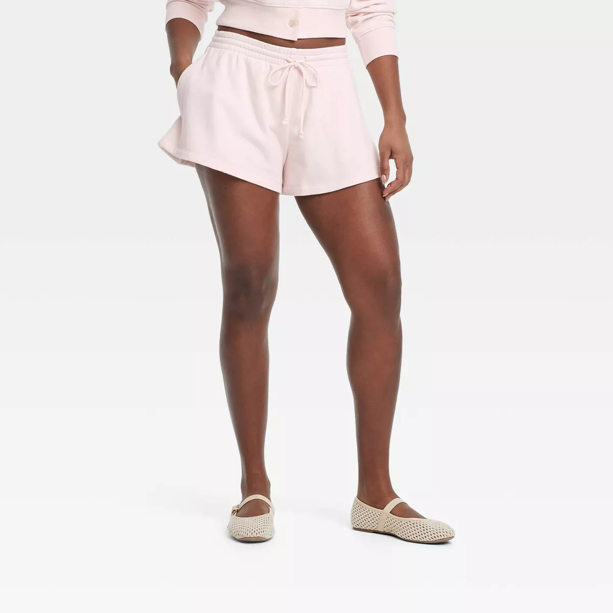 Women's Mid-Rise French Terry Pull-On Shorts - Universal Thread™ | Target