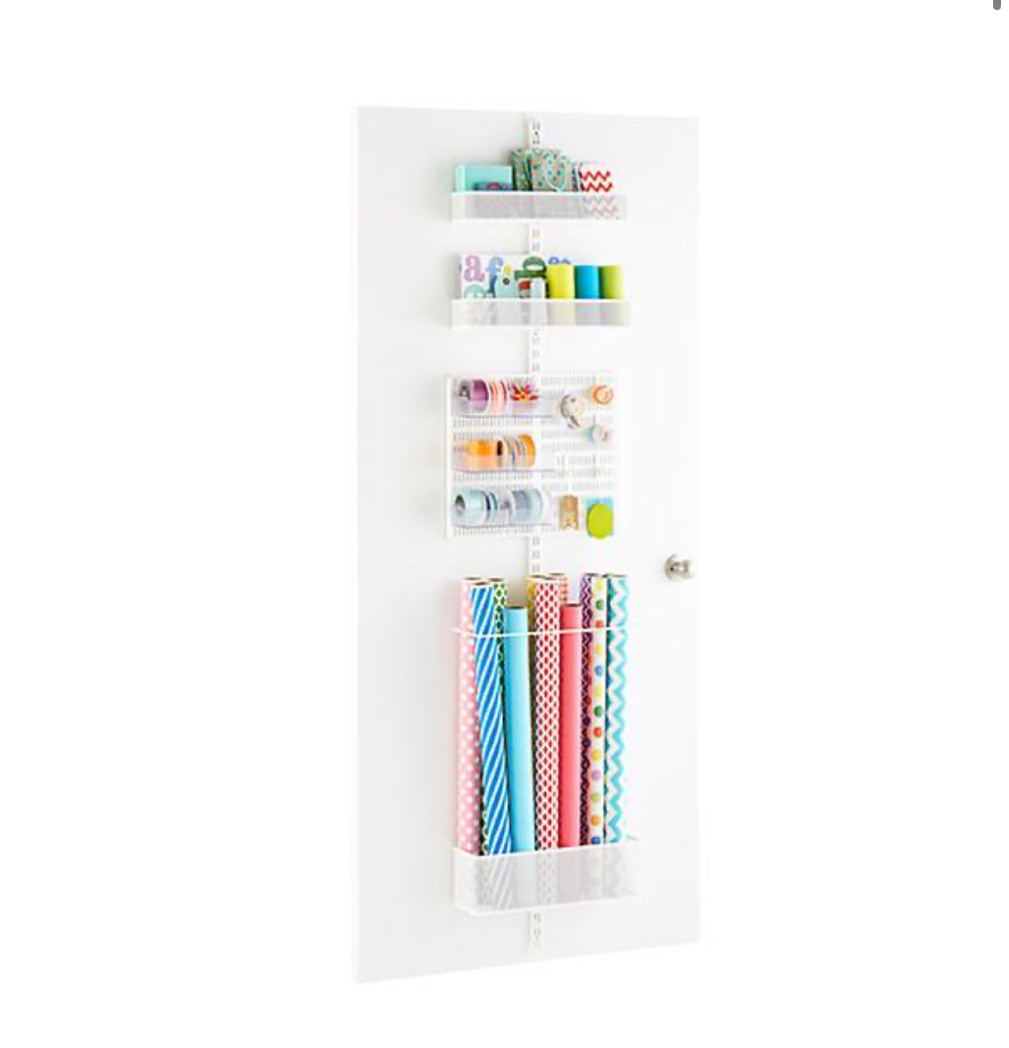 Door storage, we love this gift wrap option 

#LTKhome