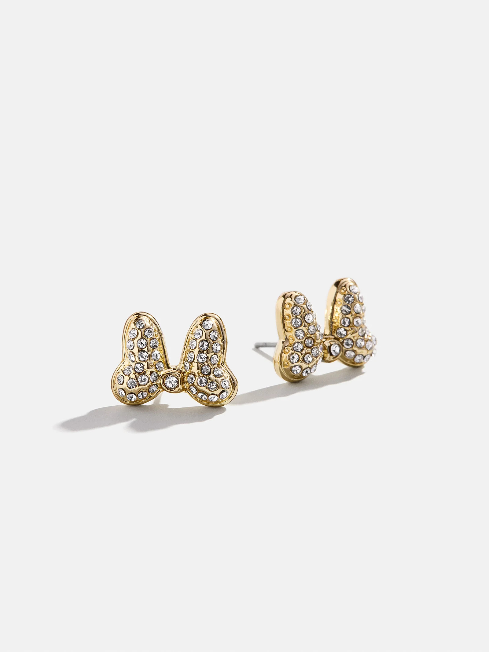 Minnie Mouse Disney Bow Earrings - Pavé | BaubleBar (US)