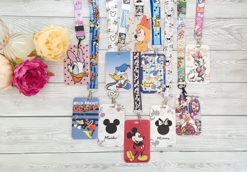 Donald and Daisy Duck couple Disney Lanyard / keychain / lanyard badge holder / Matching Plastic ... | Etsy (US)