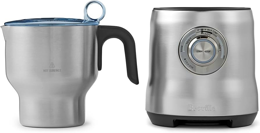 Breville Milk Café Frothe for Lattes, Cappuccinos and Hot Chocolate, One Size, Brushed Stainless... | Amazon (US)