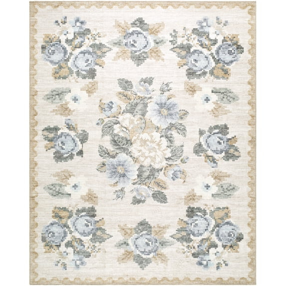 My Texas House Back to Campus Sage 7'10" x 10' Washable Area Rug | Walmart (US)