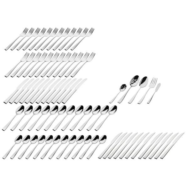 Godinger Silver Art Co Fantasy Stainless Steel Flatware - Set of 77 | Wayfair North America