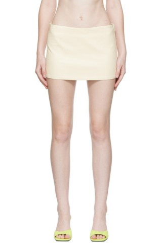 Off-White Fig Miniskirt | SSENSE