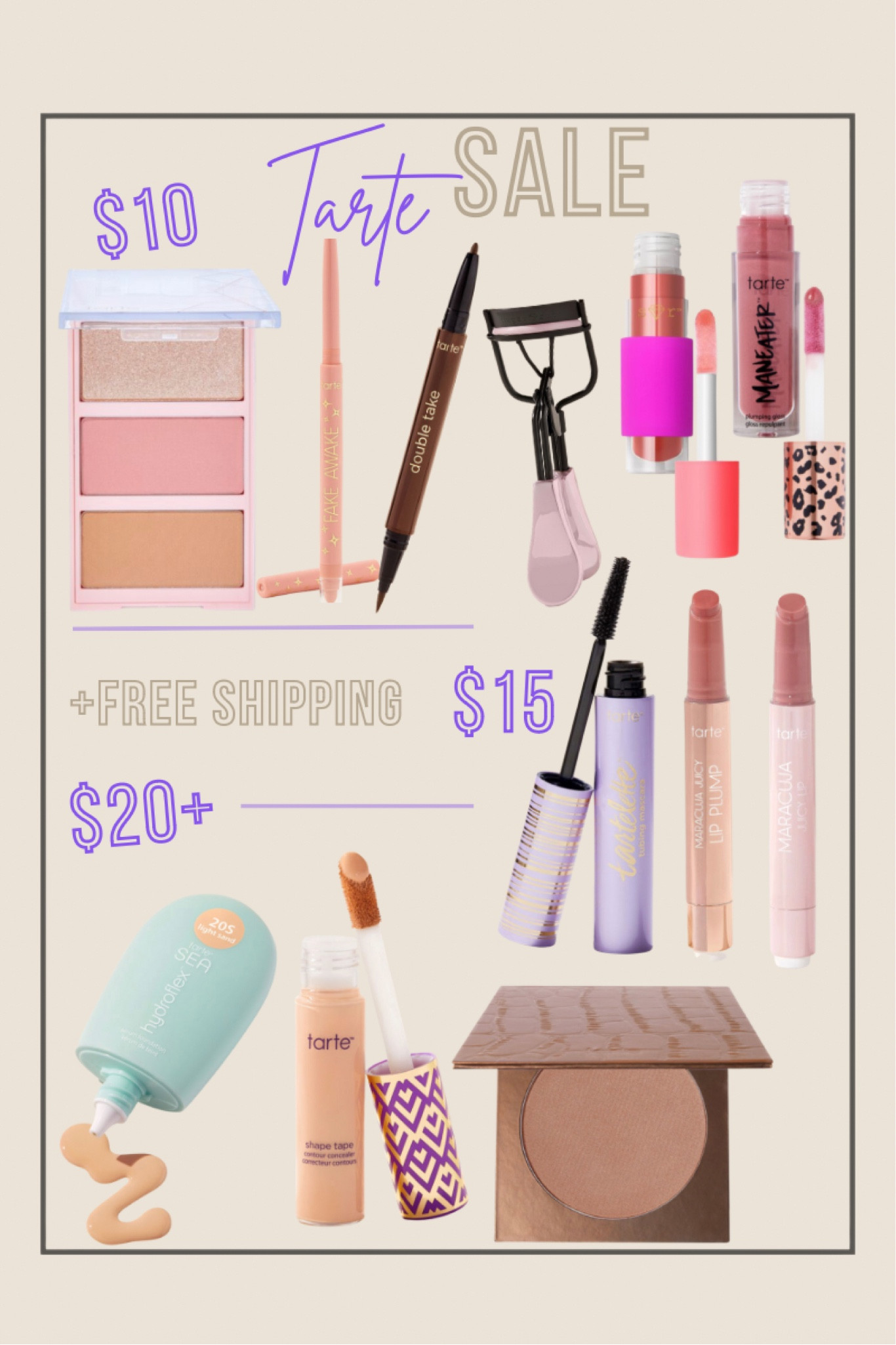 $10, $15, $20+ Tarte Sale!

@tartecosmetics #liketkit @shop.LTK 

#LTKSale #LTKsalealert #LTKbeauty
