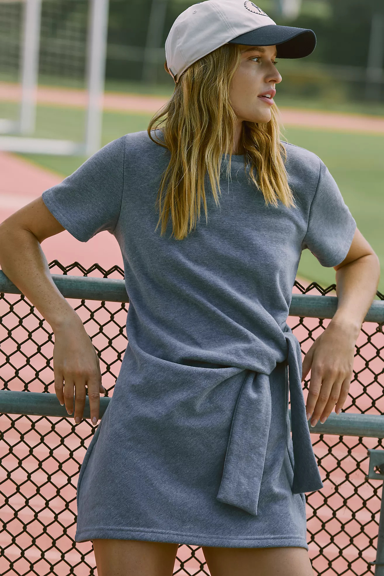 Daily Practice Knotted Cotton Blend Dress | Anthropologie (US)