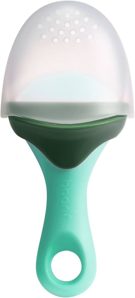 Boon Pulp Silicone Baby Fruit Feeder - Soft Silicone Baby Feeding - Fruit and Vegetable Baby Led ... | Amazon (US)