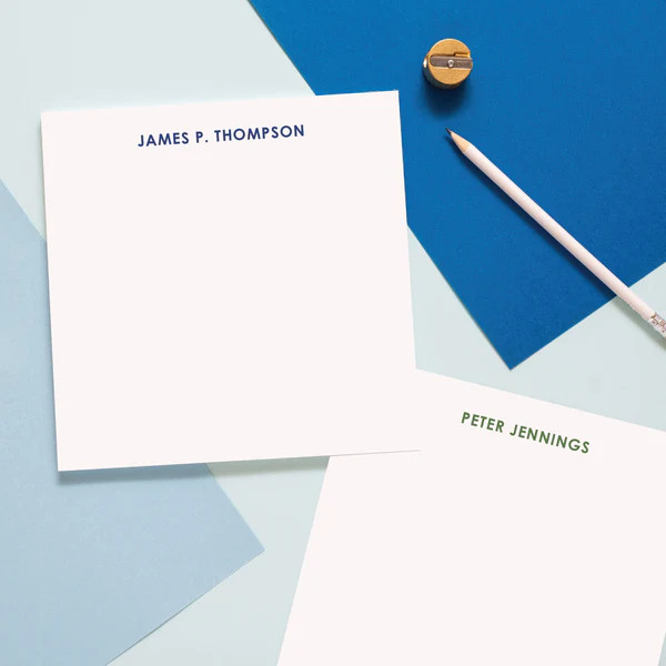 Traditional Block Personalized Notepad | Joy Creative Shop