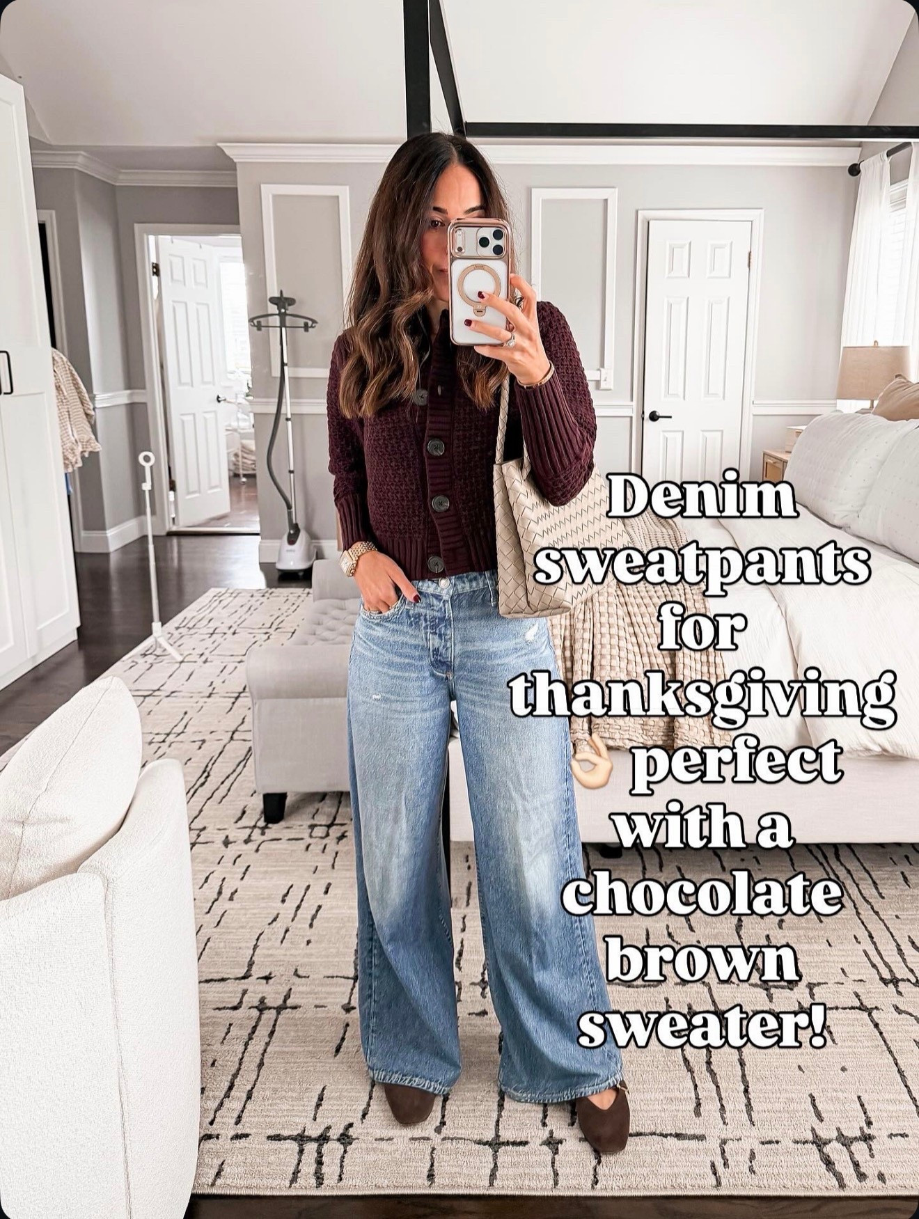 Sweatpants jeans for thanksgiving 👌🏻 

#LTKGiftGuide #LTKSeasonal #LTKHoliday