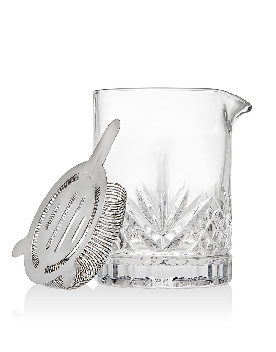 Godinger Dublin Collection Crystal Mixing Glass Pitcher Cocktail Shaker with Stainless Steel Julep Strainer | Amazon (US)