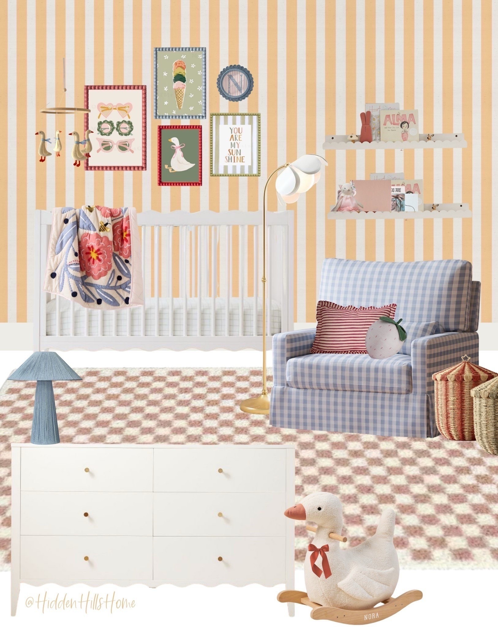 Nursery decor ideas! Cute nursery decor mood board, cute nursery ideas, baby girl, nursery rug, crib, glider #nursery 


#LTKHome #LTKSaleAlert #LTKBaby