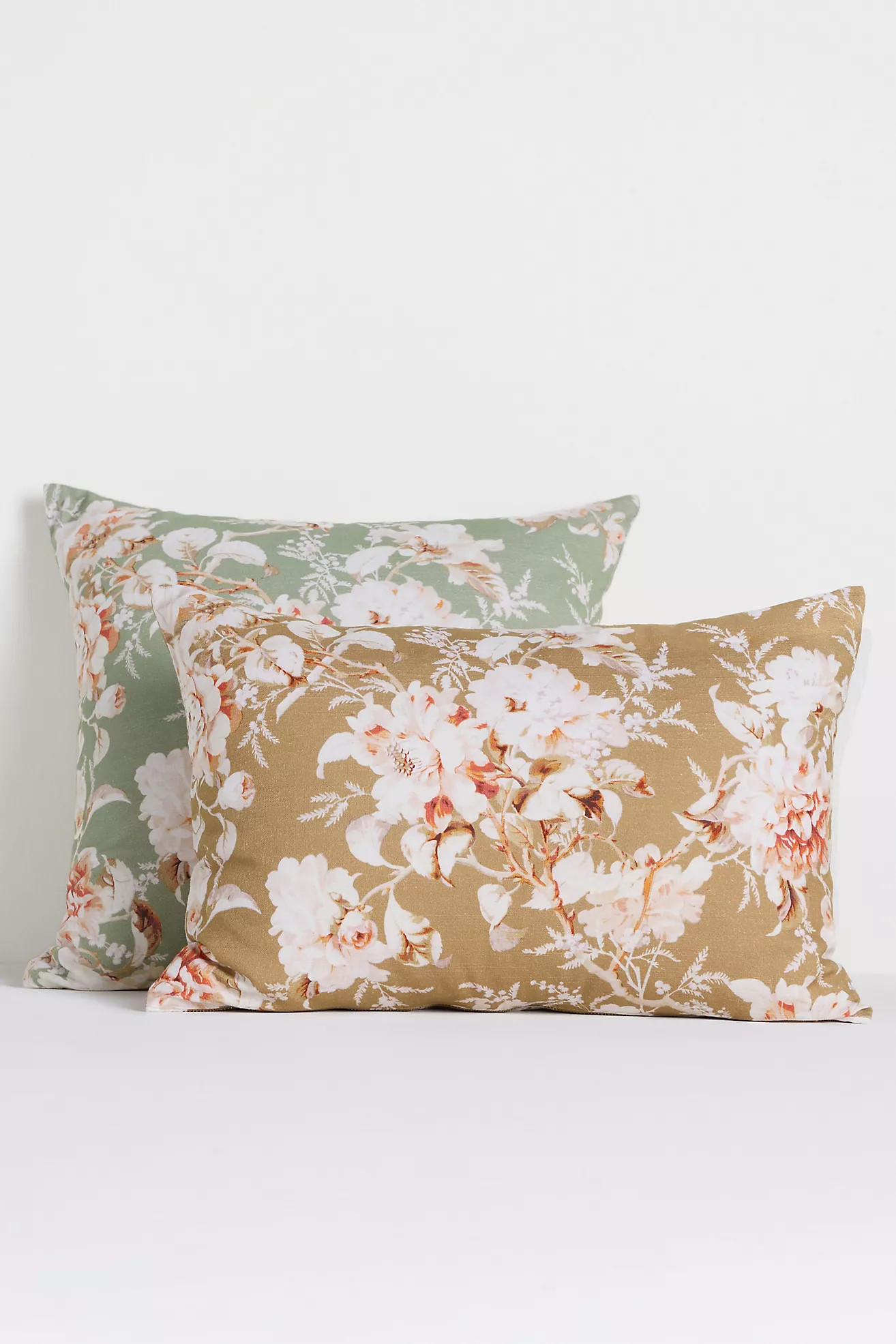Frida Cotton Printed Floral Pillow | Anthropologie (US)