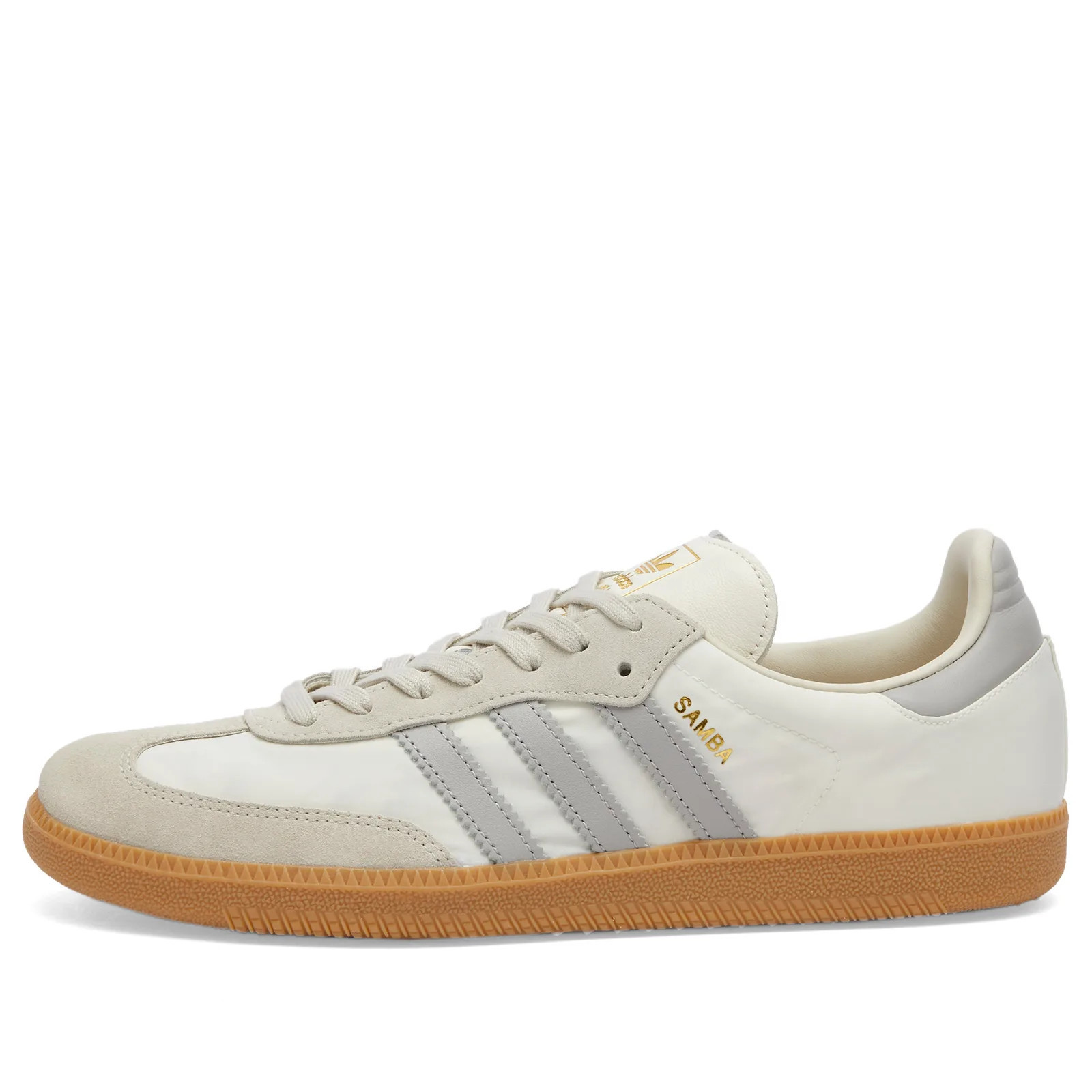 Adidas Samba OG in Off White/Grey Two/Alumina, Size UK 3.5 | END. Clothing