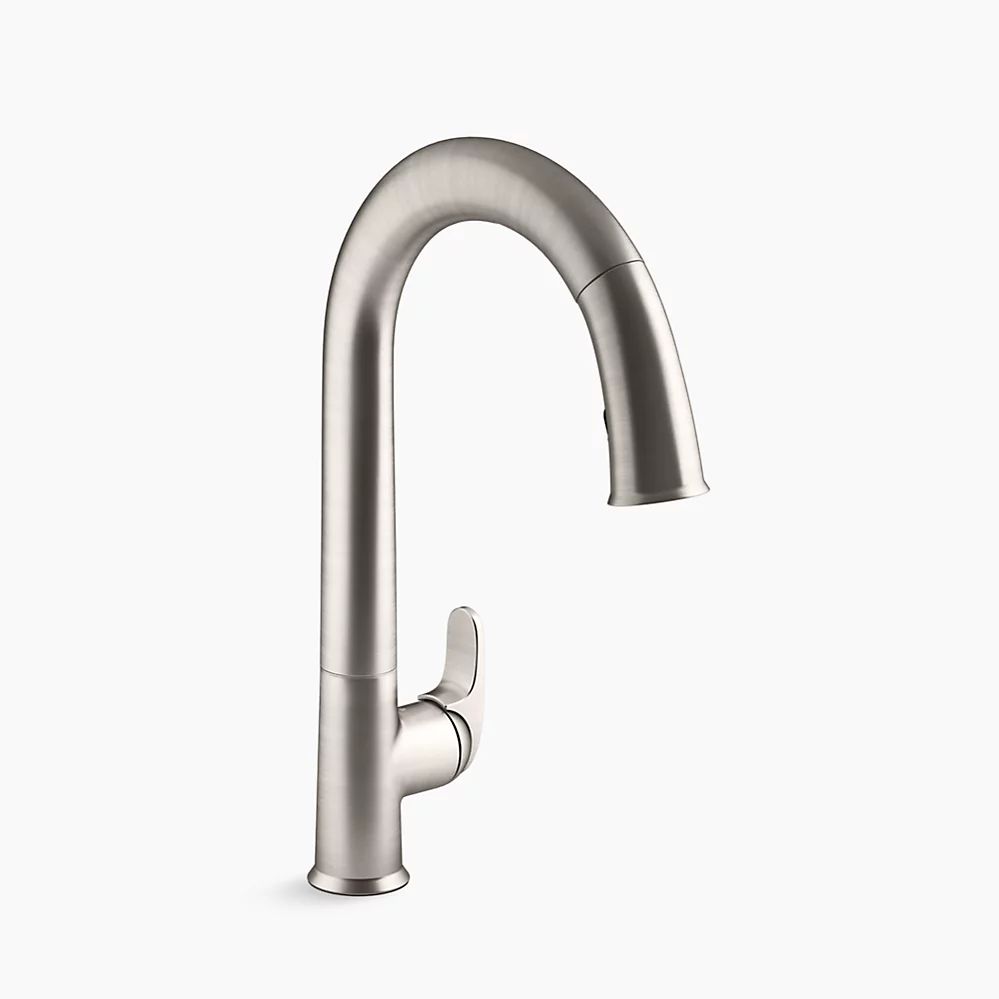 Touchless pull-down kitchen sink with two-function sprayhead | Kohler