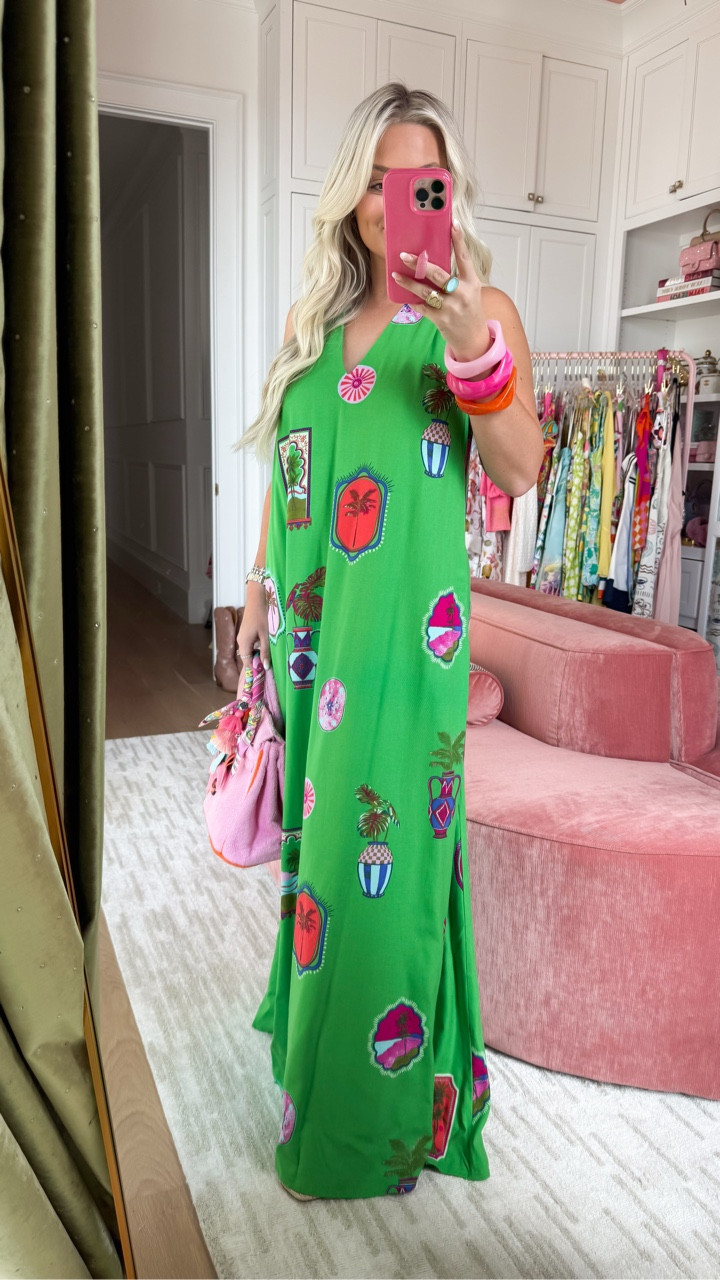 The print on this maxi is too good  / perfect for vacation! Wearing size small! 

#LTKSwim #LTKootd #LTKTravel