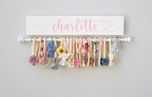 Click for more info about Personalized Headband Holder Hand PaintedBow Holder | Etsy