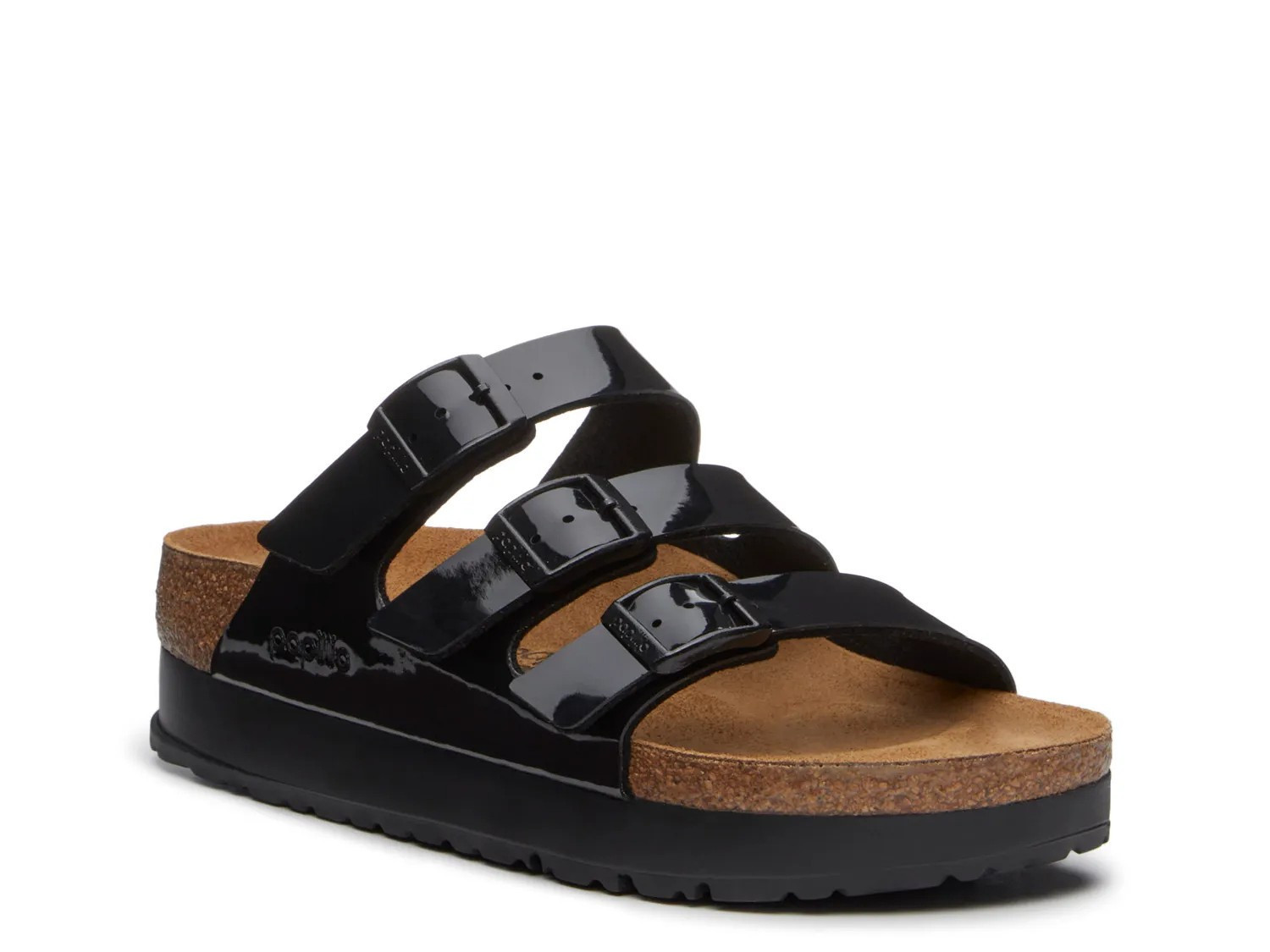 Birkenstock Papillio by Birkenstock Florida Platform Sandal | Women's | Black | Size EU 41 / US Womens 10-10.5 / Mens 8-8.5 | Sandals | Footbed | DSW