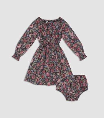 The Baby Gretta Dress -  Jacobean Sprig Jacobean Sprig / 18-24M | Hill House Home US