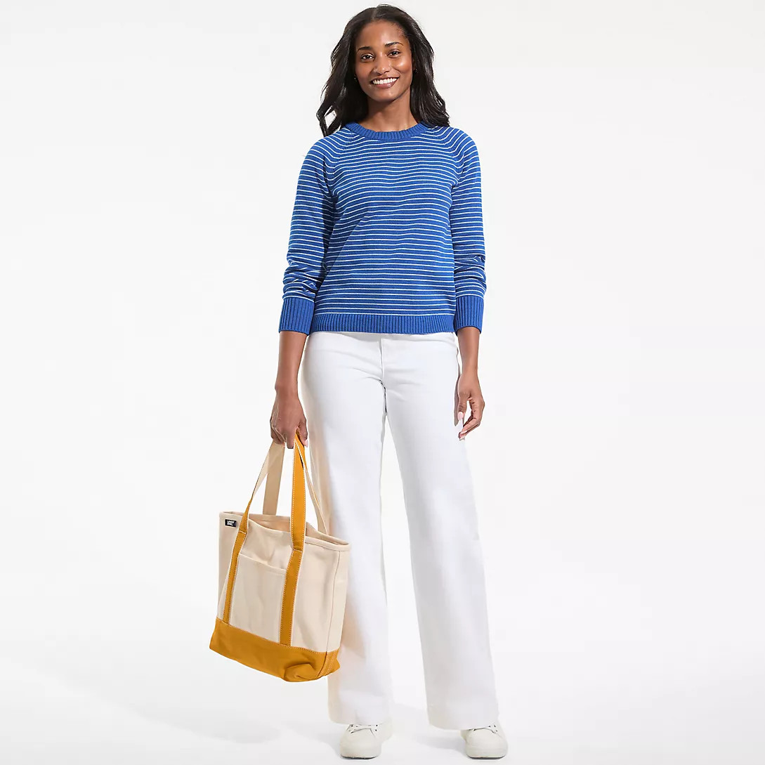 Women's Drifter Raglan Crew Sweater | Lands' End (US)