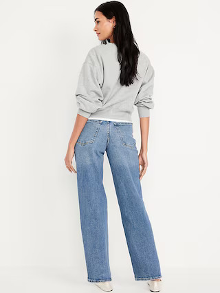 High-Waisted OG Loose Ripped Jeans | Old Navy (US)