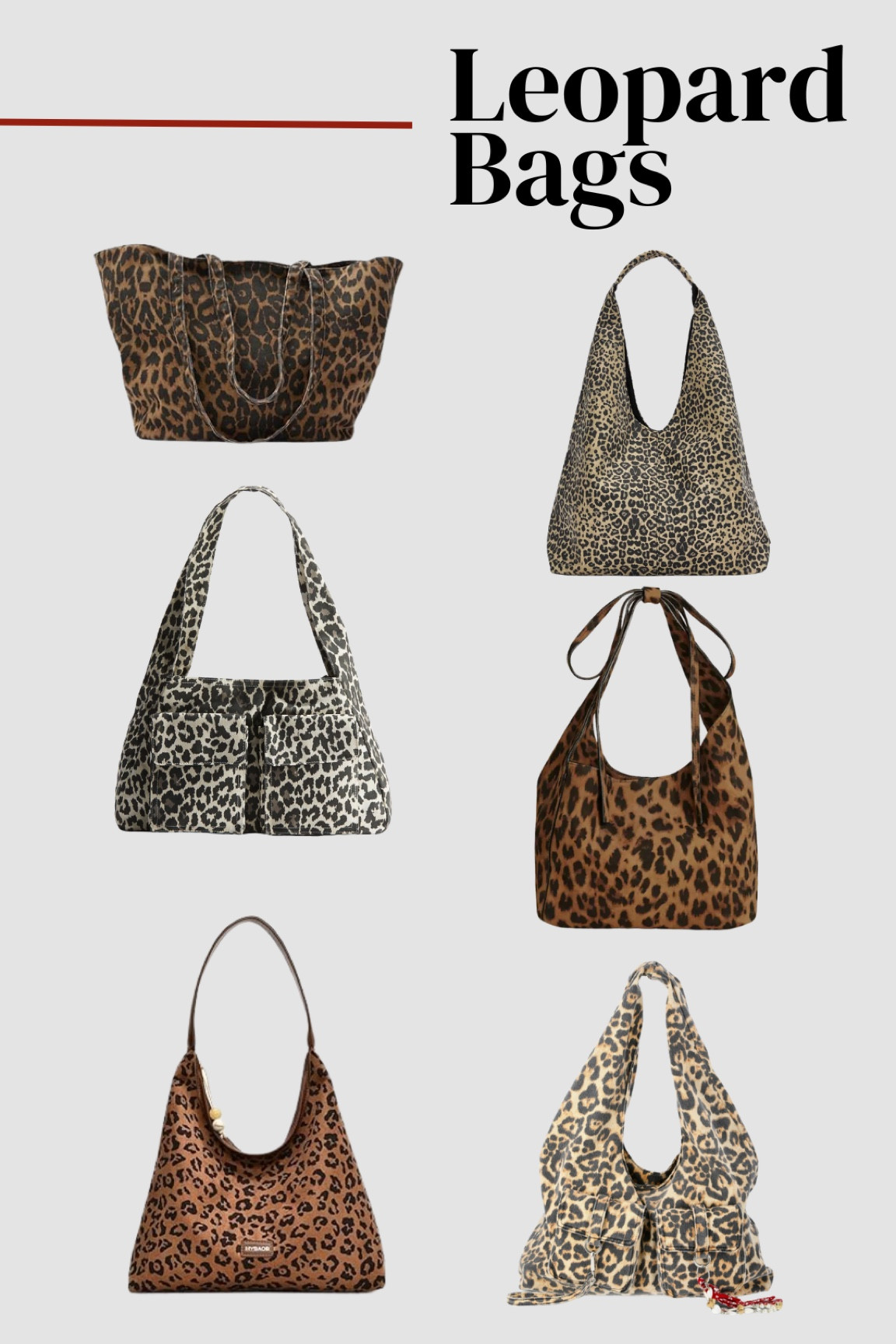 Leopard Shoulder Bags 

#LTKStyleTip #LTKFindsUnder100 #LTKItBag