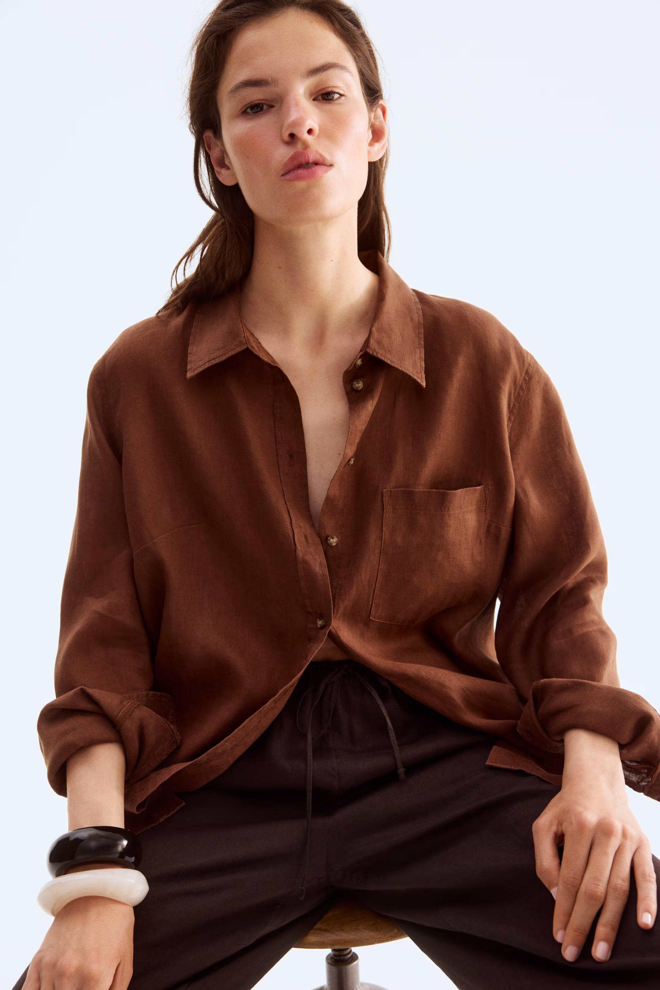 Linen drawstring trousers | H&M (UK, MY, IN, SG, PH, TW, HK)