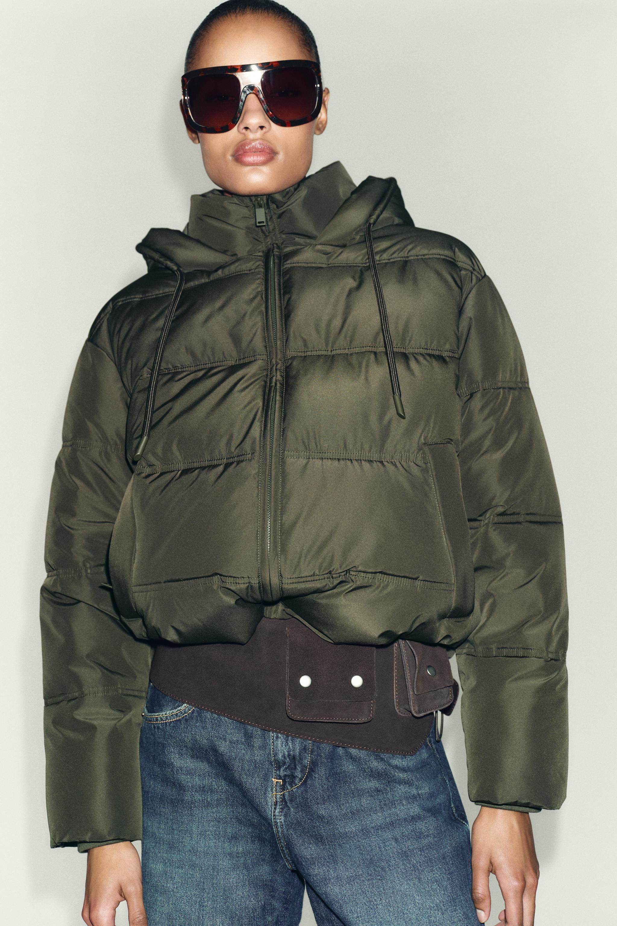 SHORT WATER-REPELLENT AND WINDPROOF HOODED ANORAK | Zara UK