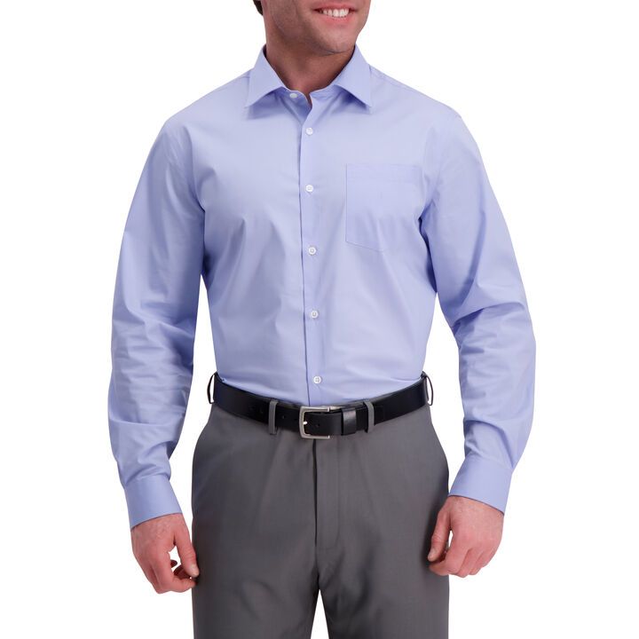 Light Blue Premium Comfort Dress Shirt | Haggar.com