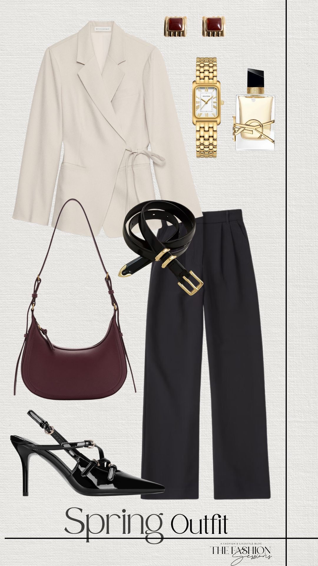Spring Outfit | Banana Republic | Abercrombie | Wrap Top | Tailored Pants | 

#LTKSeasonal #LTKStyleTip #LTKShoeCrush
