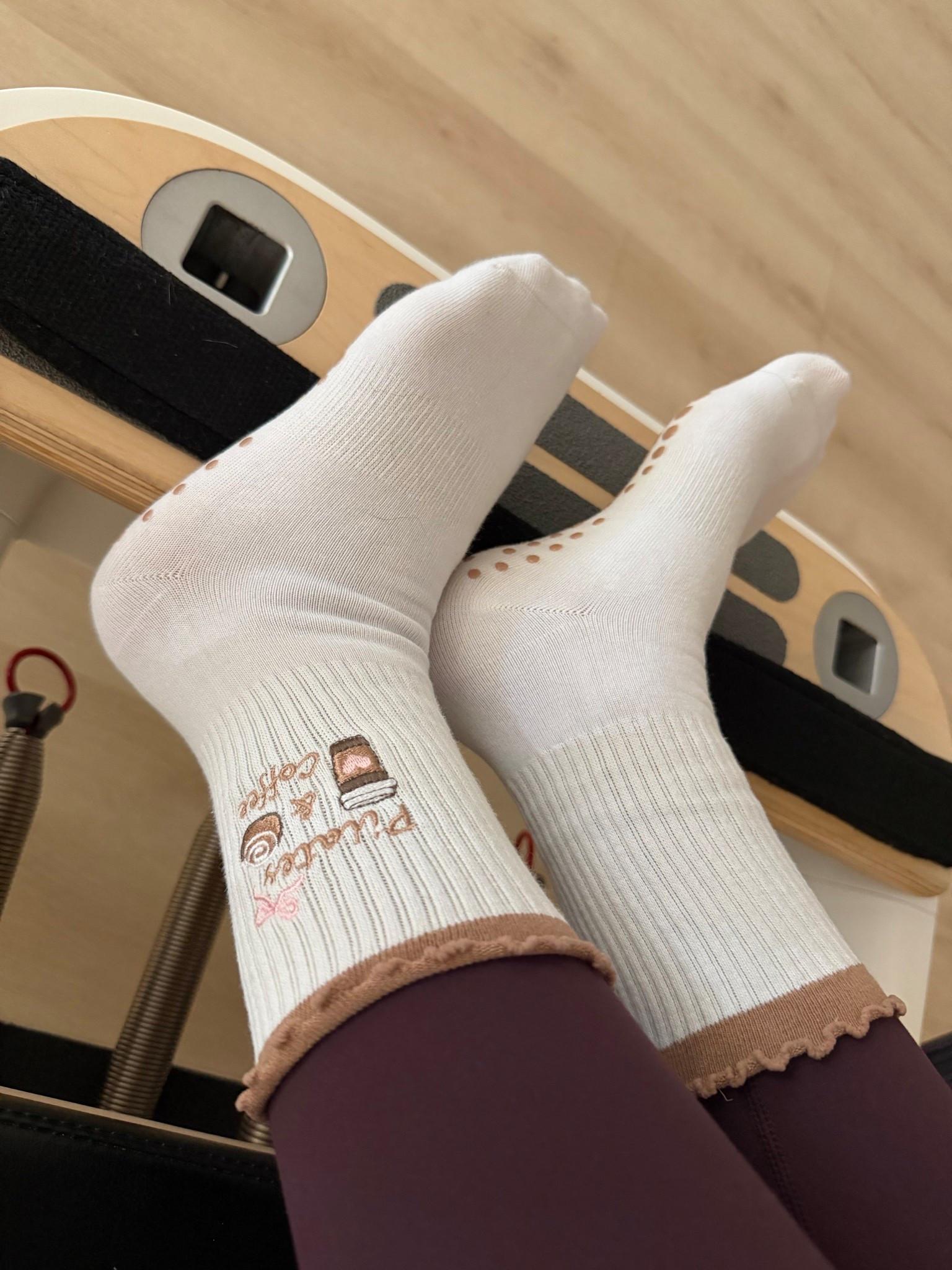 The cutest Pilates socks 💫 

#LTKfitnessgoals #LTKdayinmylife #LTKActive