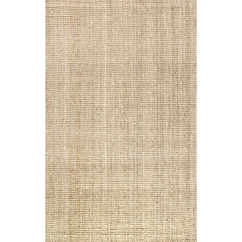Ehmann Chunky Hand-Braided Ivory Area Rug | Wayfair North America