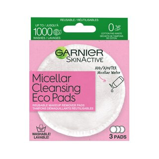 Garnier SkinActive Micellar Cleansing Eco Pads, Reusable, 3CT | CVS Health