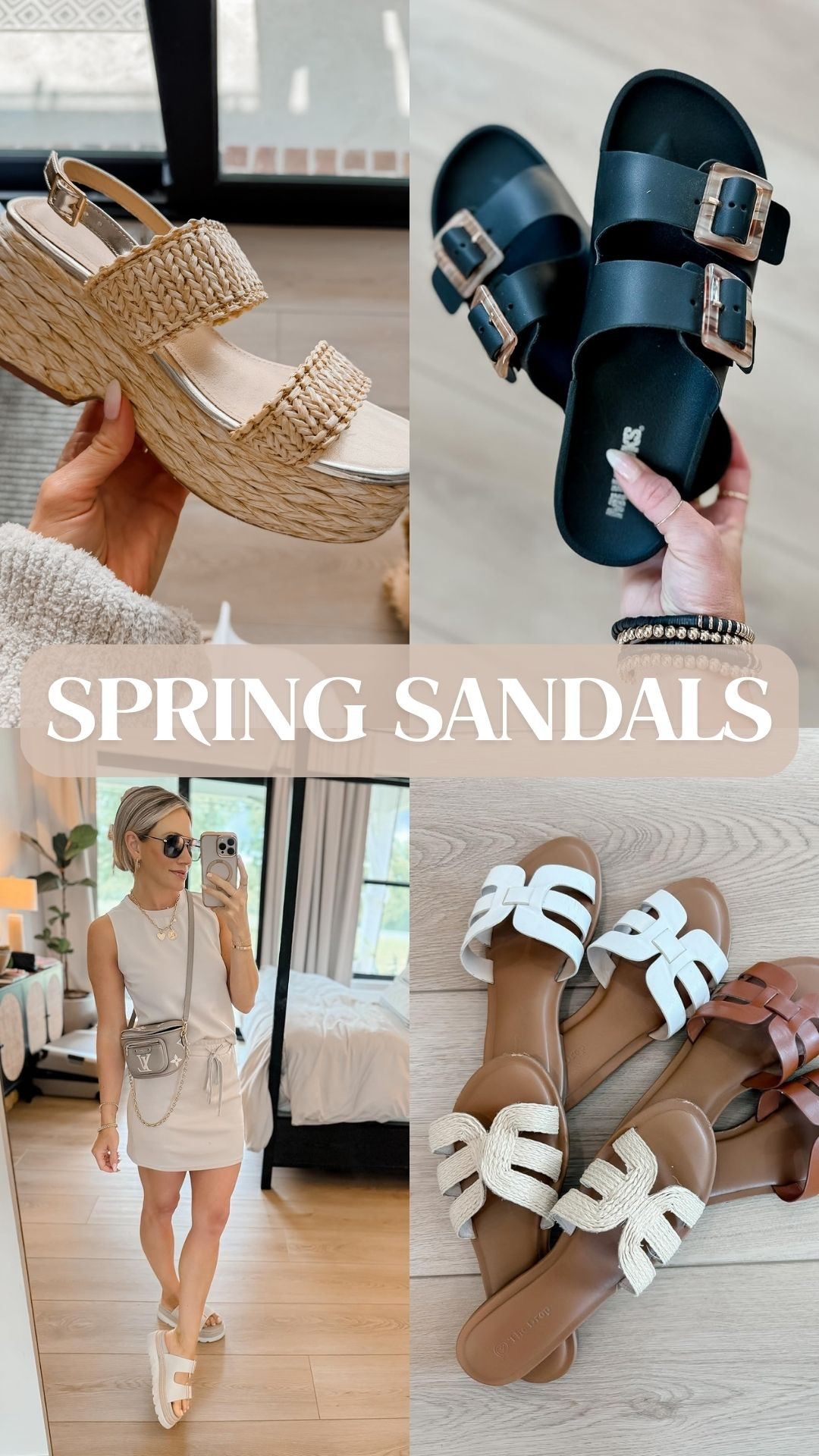 spring sandals that I will be wearing all spring and summer as a mom of 2! 

 #LTKdayinmylife #LTKgrwm #LTKootd