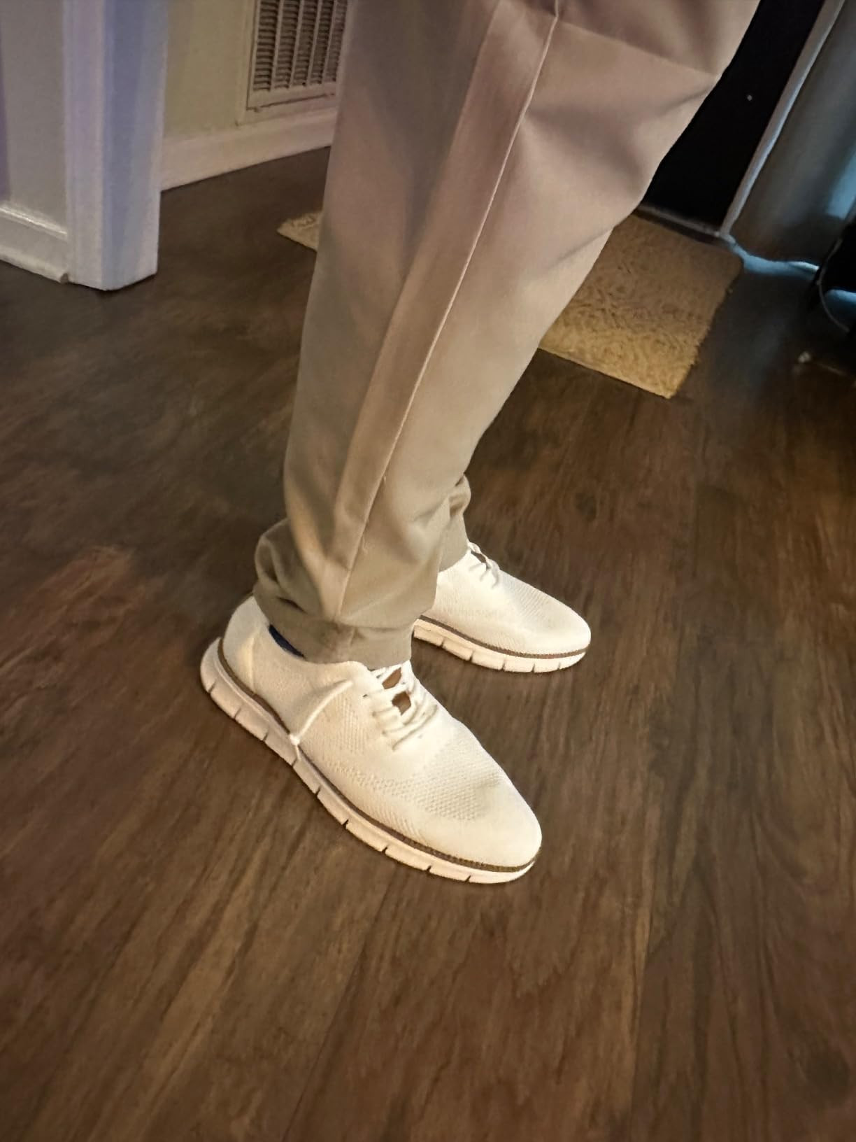 Men's Casual Dress Shoes Fashion Walking Sneakers Mesh Business Oxfords Work Lightweight Soft Sol... | Amazon (US)