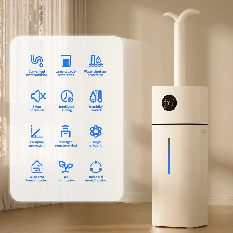 Rocyis 16L 4.2Gal Cool Mist Whole House Humidifier for bedroom, living room , 1200 Sq Ft | Walmart (US)