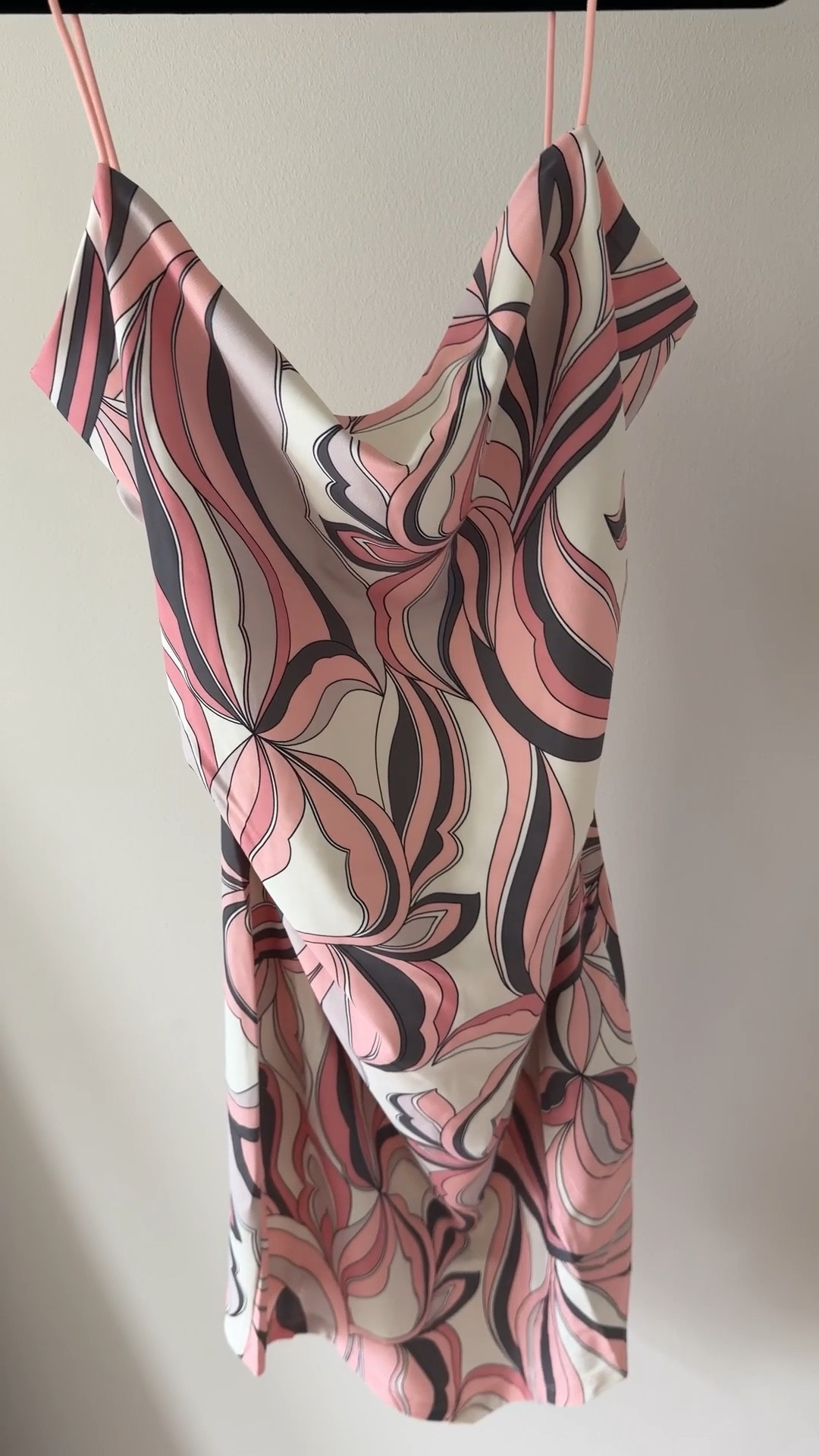 This dress is an amazing price and it’s giving Pucci vibes! pink, spaghetti, strap, date, night, spring, summer.

#LTKSaleAlert