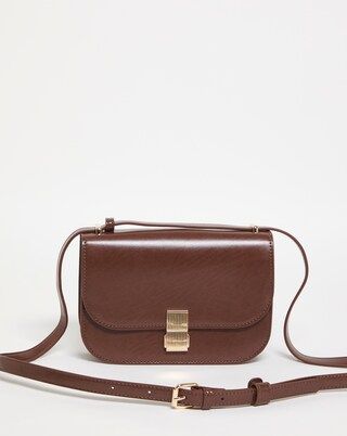 Tan Classic Faux Leather Across Body Bag | Simply Be (UK)
