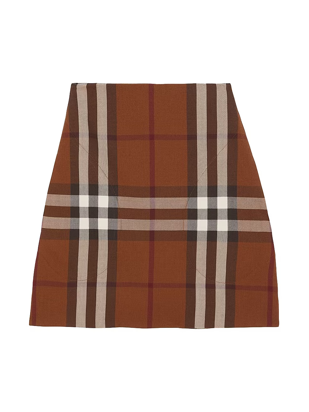 Sofy Check Wool Miniskirt | Saks Fifth Avenue