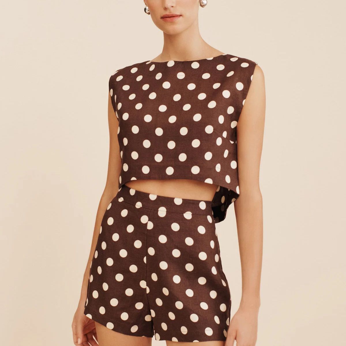 MARTINA CROP TOP - POLKA DOT | POSSE (US)