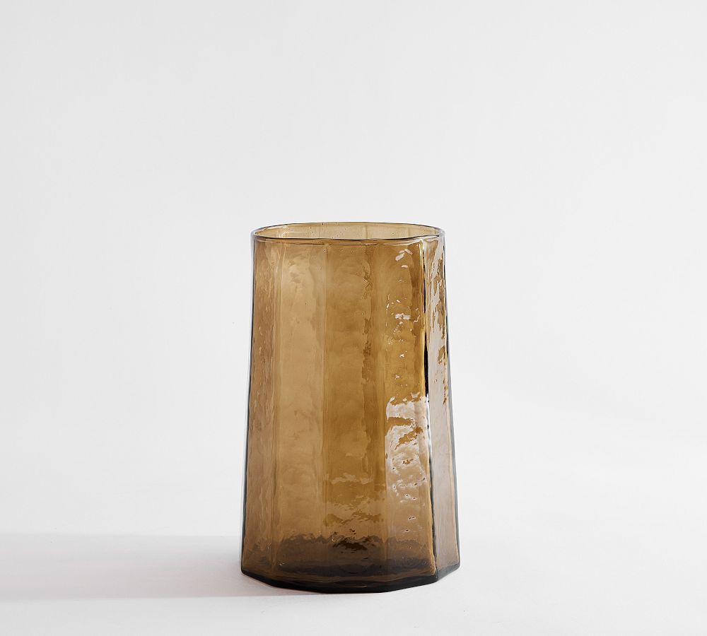 Hammered Café Recycled Hurricane Candleholder | Pottery Barn (US)