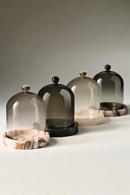 Poured New York Candle Cloche + Stone | Anthropologie (US)